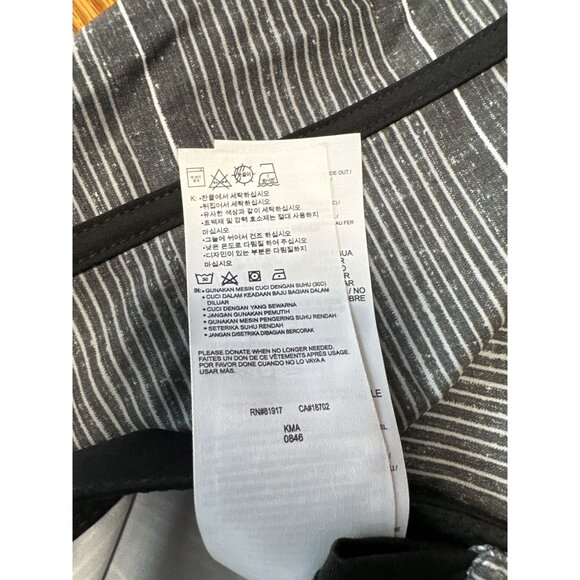 Hurley Mens 4-Way Stretch Striped Board Shorts Black & White Size 20/30 - Picture 11 of 12